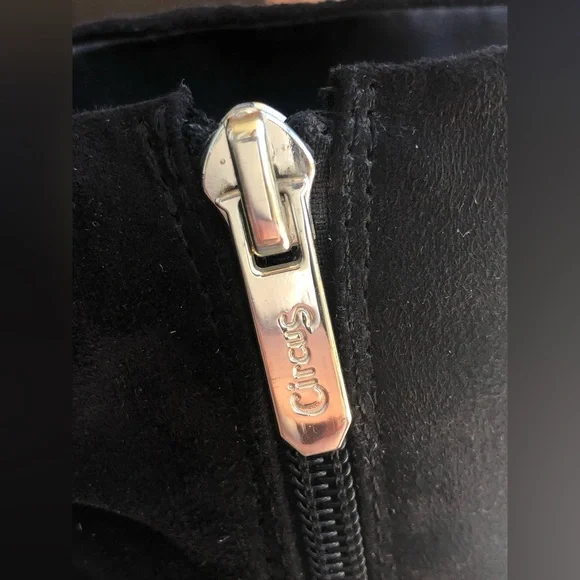 Circus by Sam Edelman Black Suede Heeled Boots - Picture 4 of 8